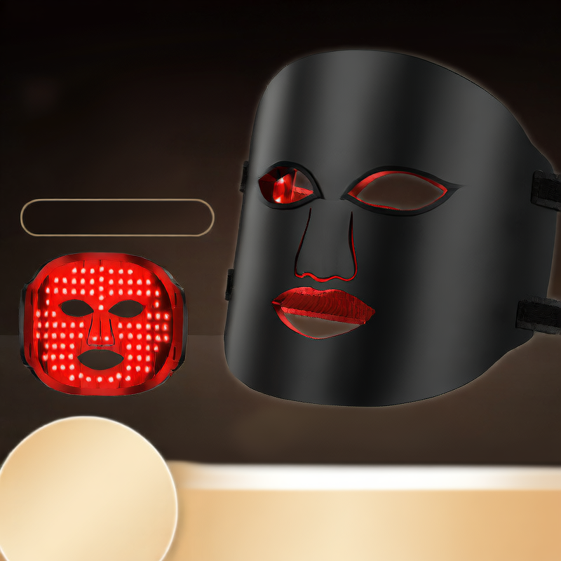 Flexible Silicone LED Mask – Red & Blue Light Therapy for Clear Skin