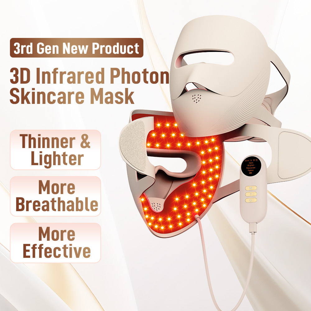 Photon Therapy Beauty Mask – Ultra-Light Red Light Facial Rejuvenation