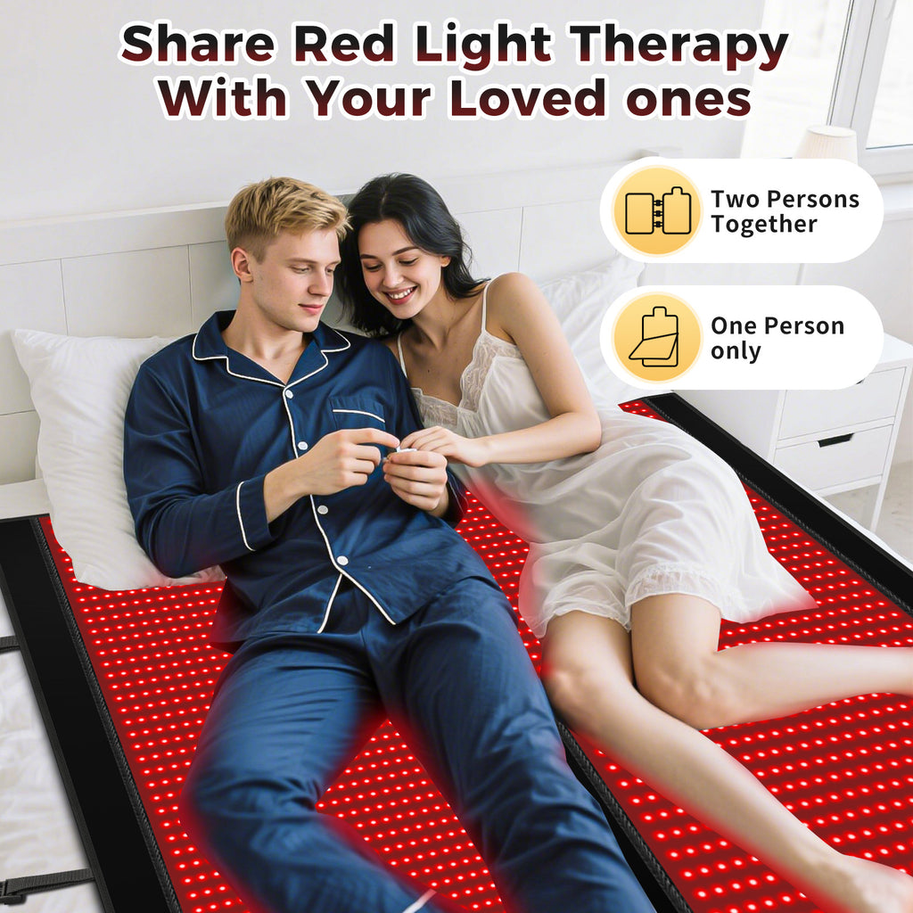 Full Body Red Light Therapy Blanket – Heated Recovery & Rejuvenation
