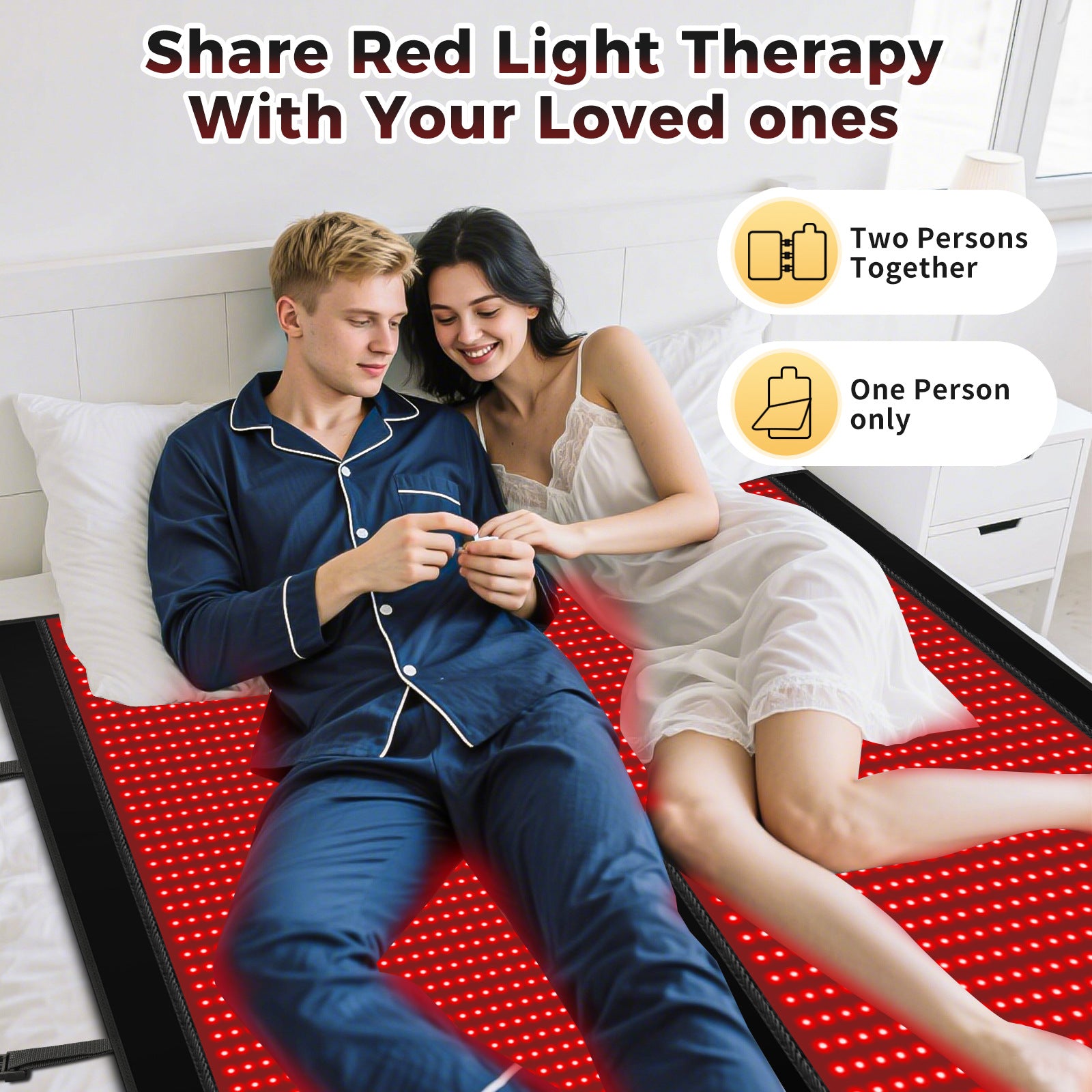 Full Body Red Light Therapy Blanket – Heated Recovery & Rejuvenation