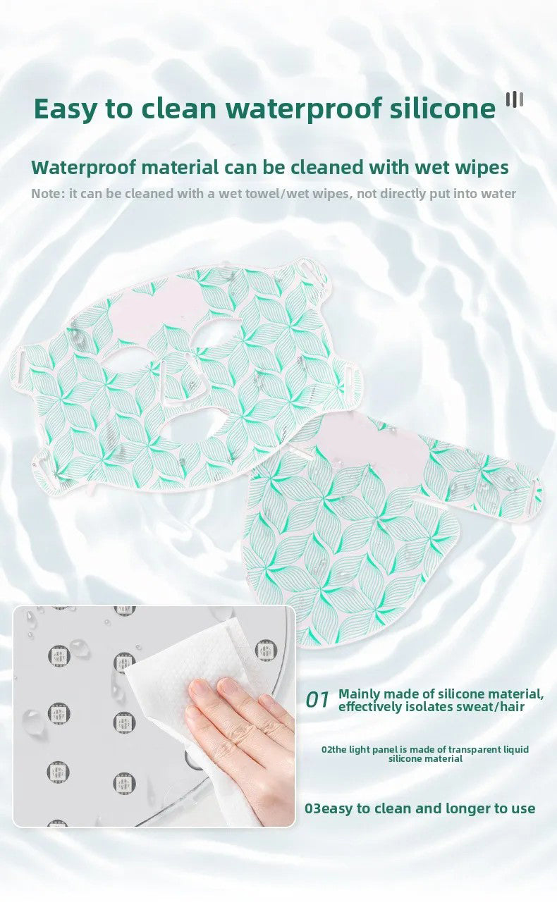 Age Renewal LED Face & Neck Mask Infrared Light Therapy